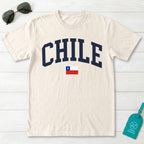Chile Collegiate Flag T-Shirt