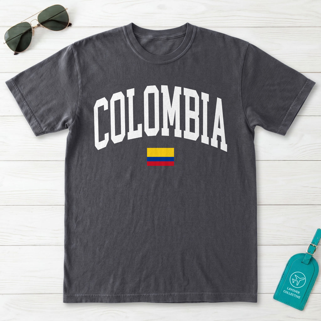 Colombia Collegiate Flag T-Shirt