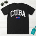 Cuba Collegiate Flag T-Shirt