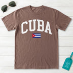 Cuba Collegiate Flag T-Shirt