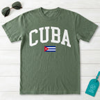 Cuba Collegiate Flag T-Shirt