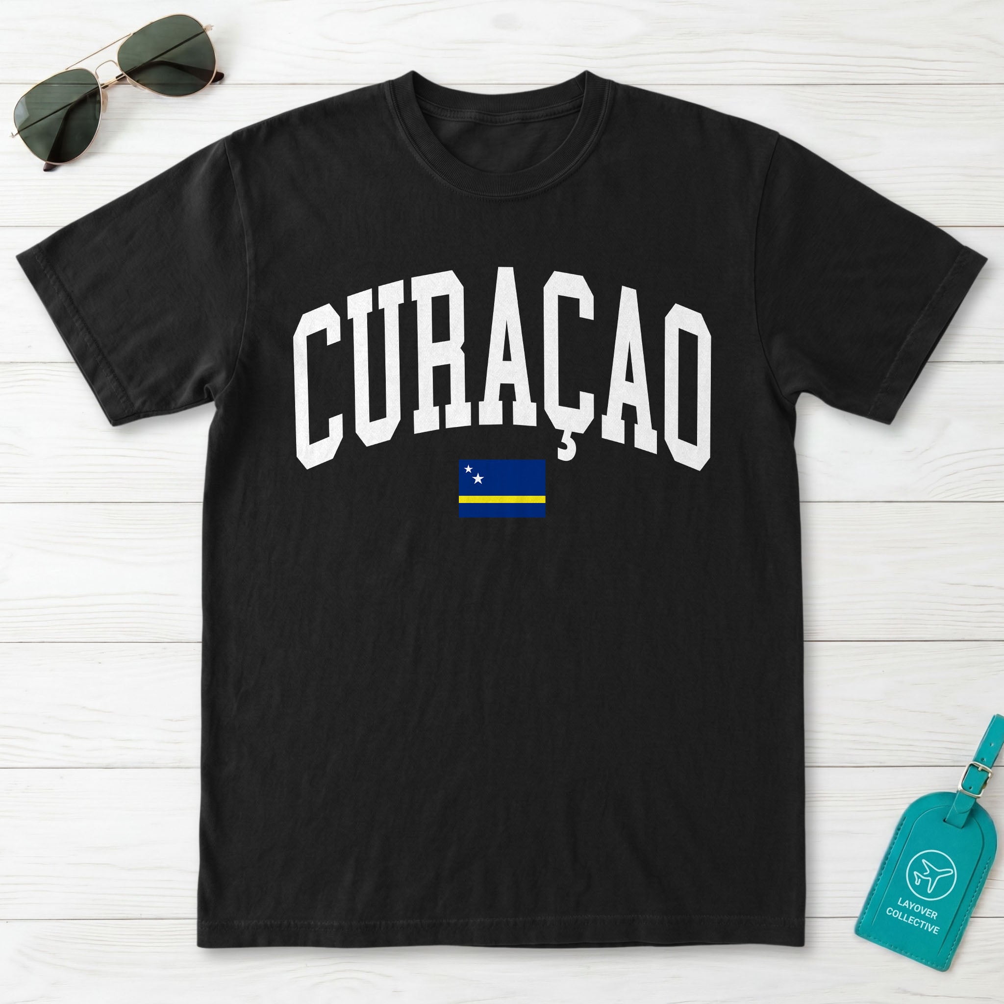 Curaçao Collegiate Flag T-Shirt