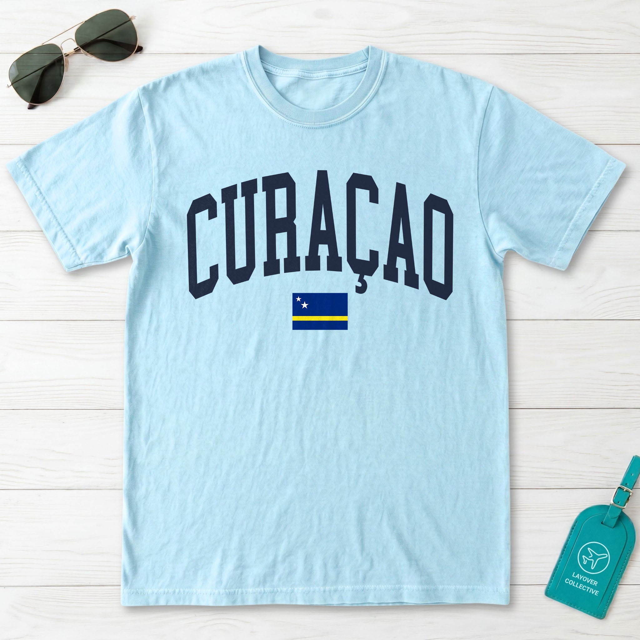 Curaçao Collegiate Flag T-Shirt
