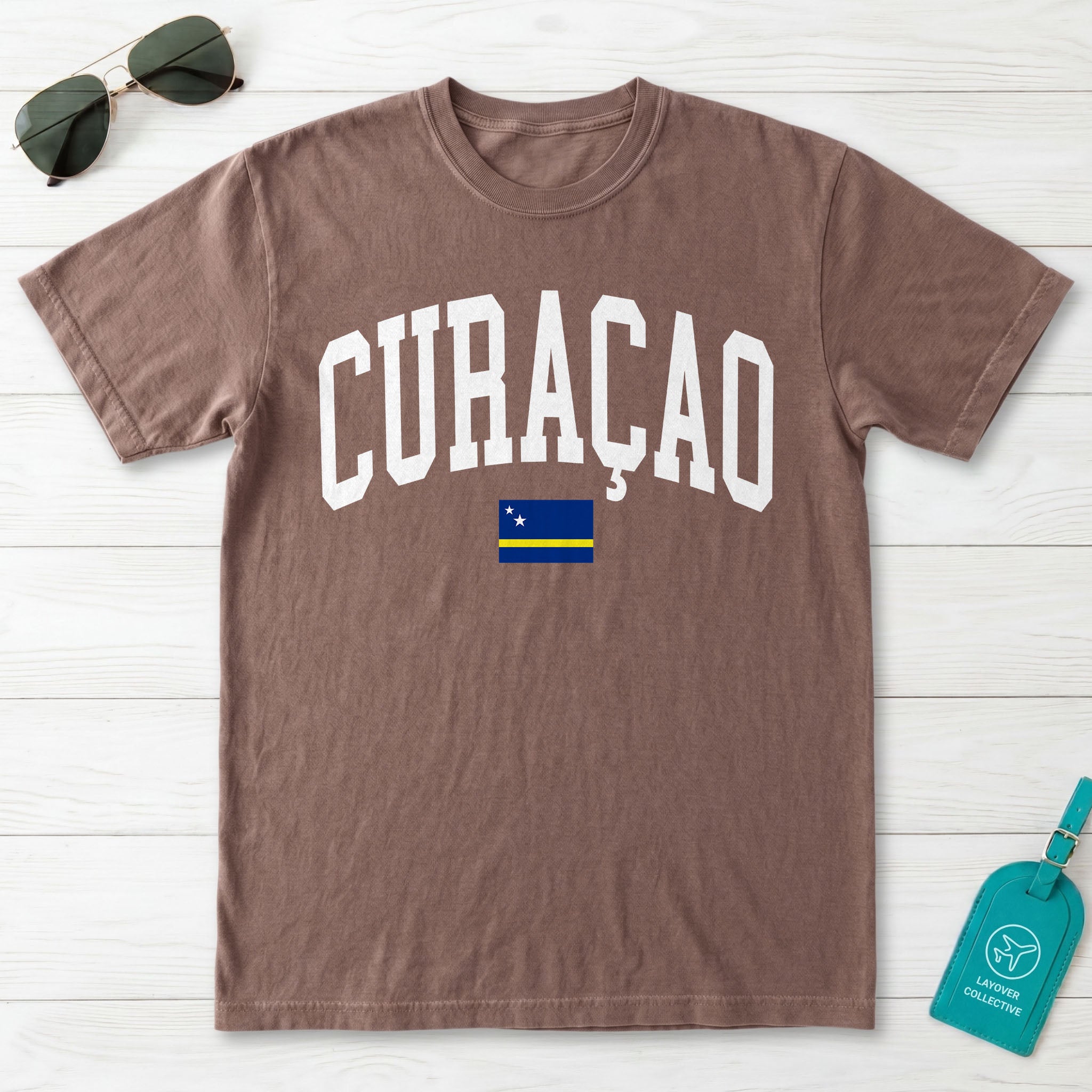 Curaçao Collegiate Flag T-Shirt