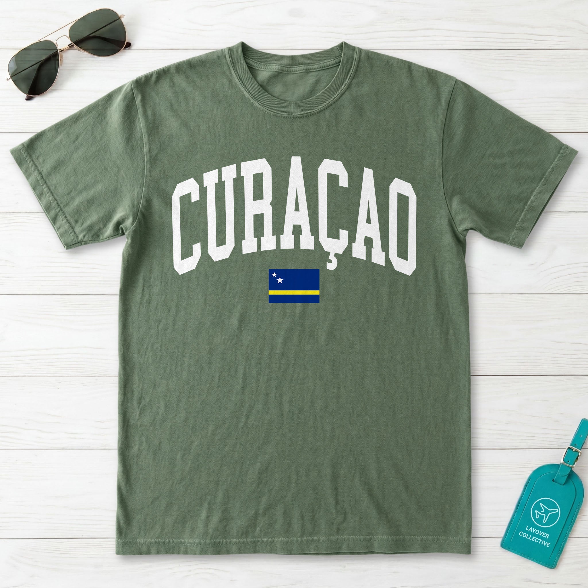 Curaçao Collegiate Flag T-Shirt