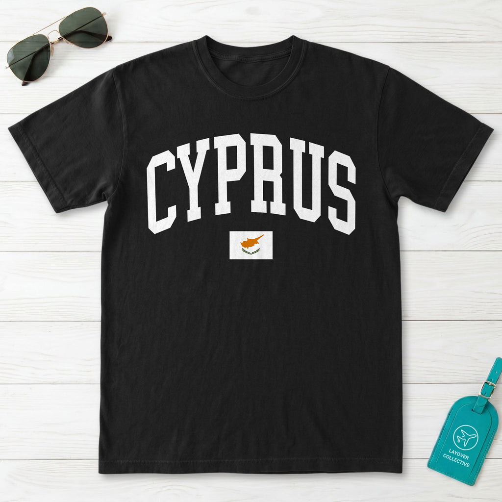 Cyprus Collegiate Flag T-Shirt