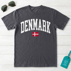 Denmark Collegiate Flag T-Shirt