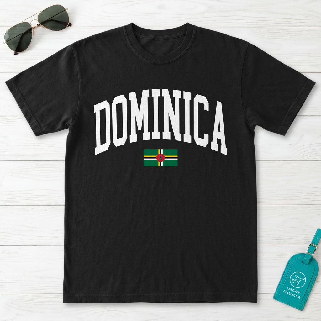 Dominica Collegiate Flag T-Shirt