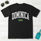 Dominica Collegiate Flag T-Shirt