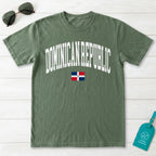 Dominican Republic Collegiate Flag T-Shirt