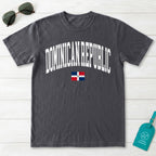 Dominican Republic Collegiate Flag T-Shirt