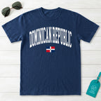 Dominican Republic Collegiate Flag T-Shirt