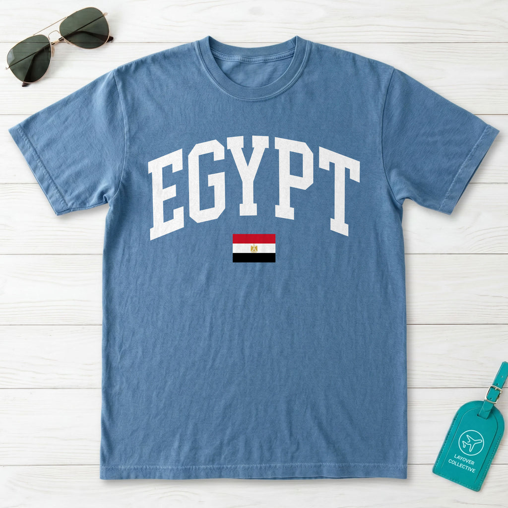 Egypt Collegiate Flag T-Shirt