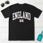 England Collegiate Flag T-Shirt
