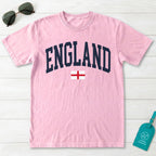 England Collegiate Flag T-Shirt