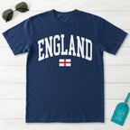 England Collegiate Flag T-Shirt