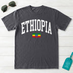 Ethiopia Collegiate Flag T-Shirt