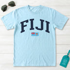 Fiji Collegiate Flag T-Shirt