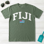 Fiji Collegiate Flag T-Shirt