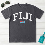 Fiji Collegiate Flag T-Shirt