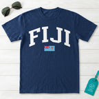 Fiji Collegiate Flag T-Shirt