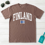 Finland Collegiate Flag T-Shirt