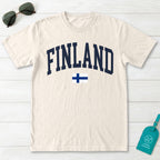 Finland Collegiate Flag T-Shirt