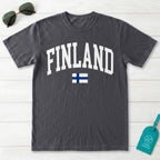 Finland Collegiate Flag T-Shirt