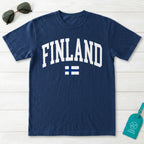 Finland Collegiate Flag T-Shirt