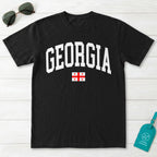 Georgia Collegiate Flag T-Shirt