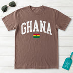 Ghana Collegiate Flag T-Shirt