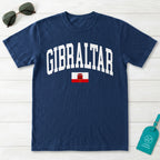 Gibraltar Collegiate Flag T-Shirt
