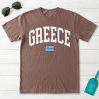 Greece Collegiate Flag T-Shirt