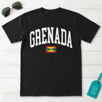 Grenada Collegiate Flag T-Shirt