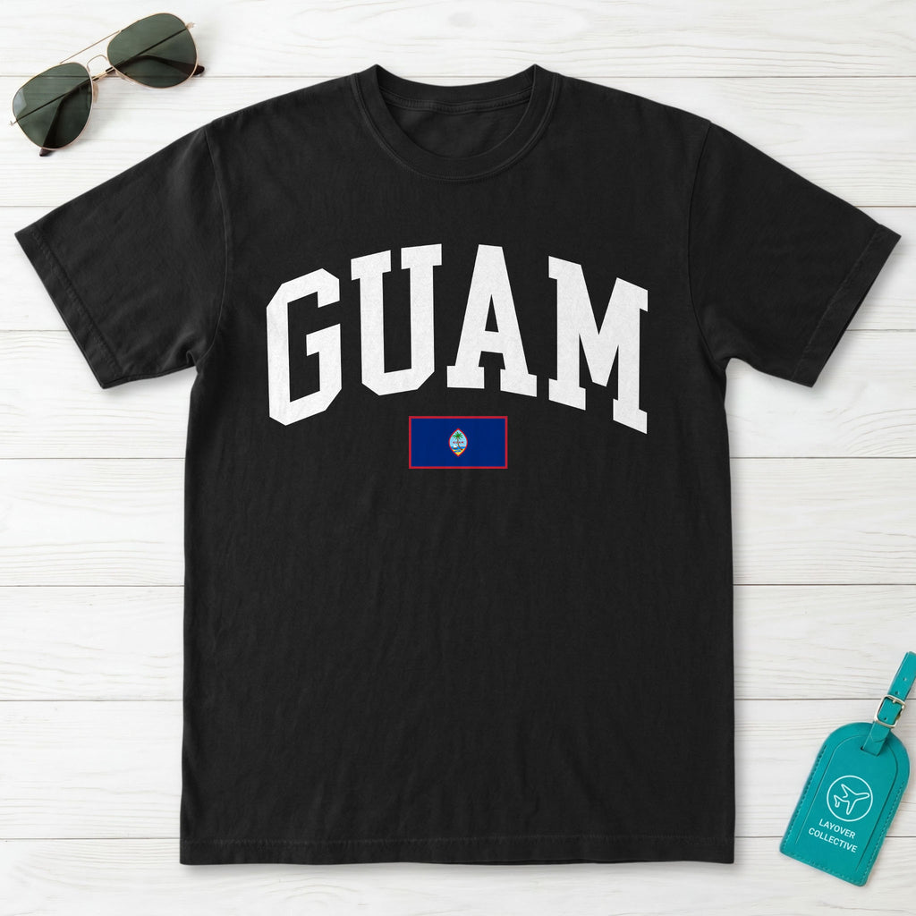 Guam Collegiate Flag T-Shirt