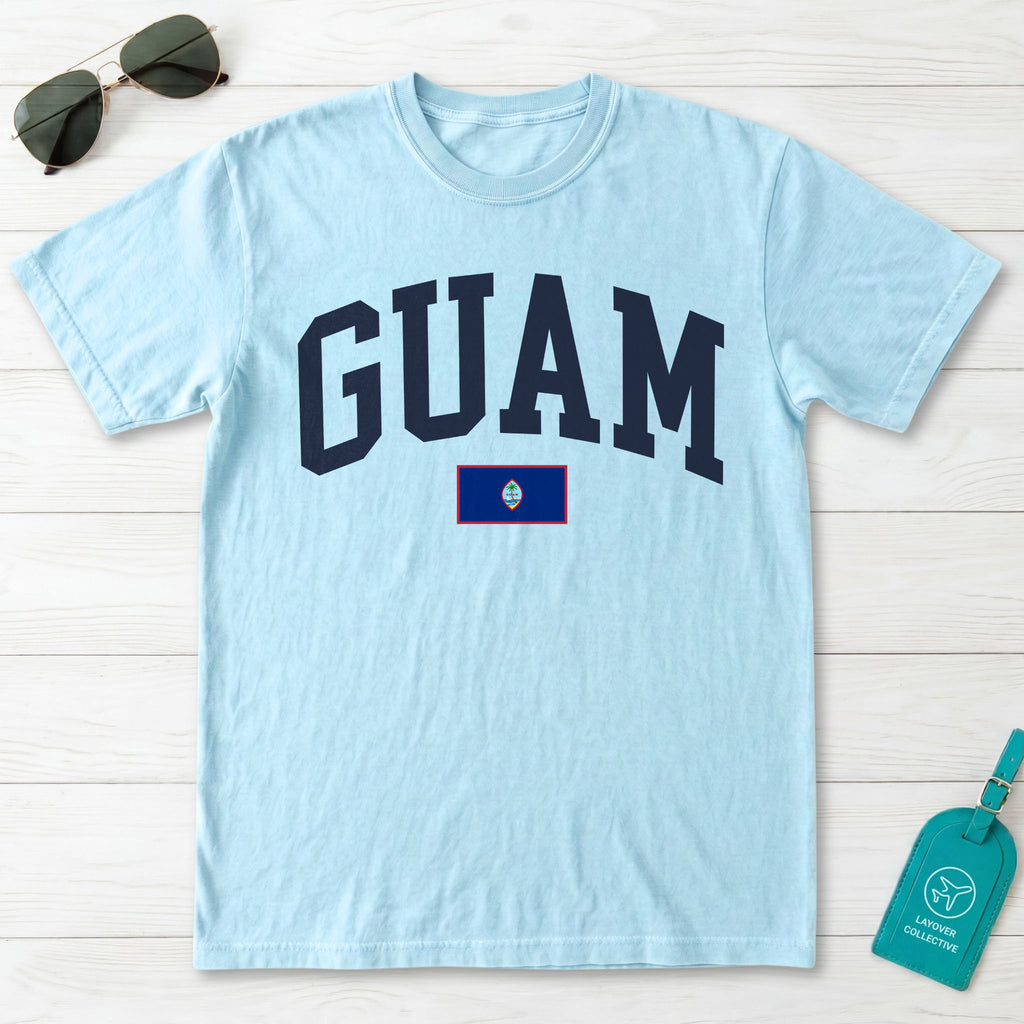 Guam Collegiate Flag T-Shirt