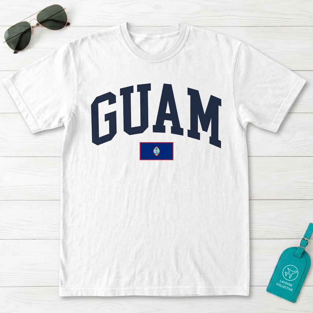 Guam Collegiate Flag T-Shirt