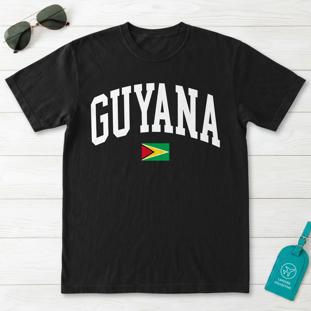 Guyana Collegiate Flag T-Shirt