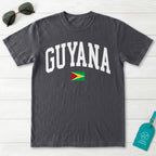 Guyana Collegiate Flag T-Shirt
