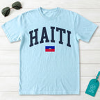 Haiti Collegiate Flag T-Shirt