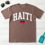 Haiti Collegiate Flag T-Shirt