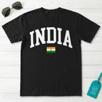 India Collegiate Flag T-Shirt