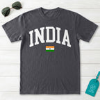 India Collegiate Flag T-Shirt