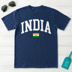 India Collegiate Flag T-Shirt