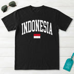 Indonesia Collegiate Flag T-Shirt