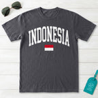 Indonesia Collegiate Flag T-Shirt
