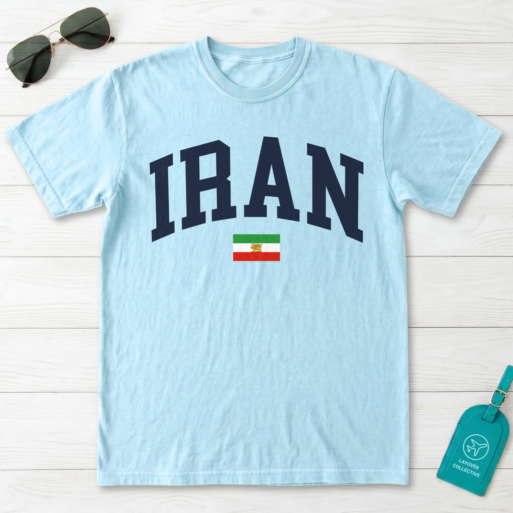 Iran Collegiate Flag T-Shirt