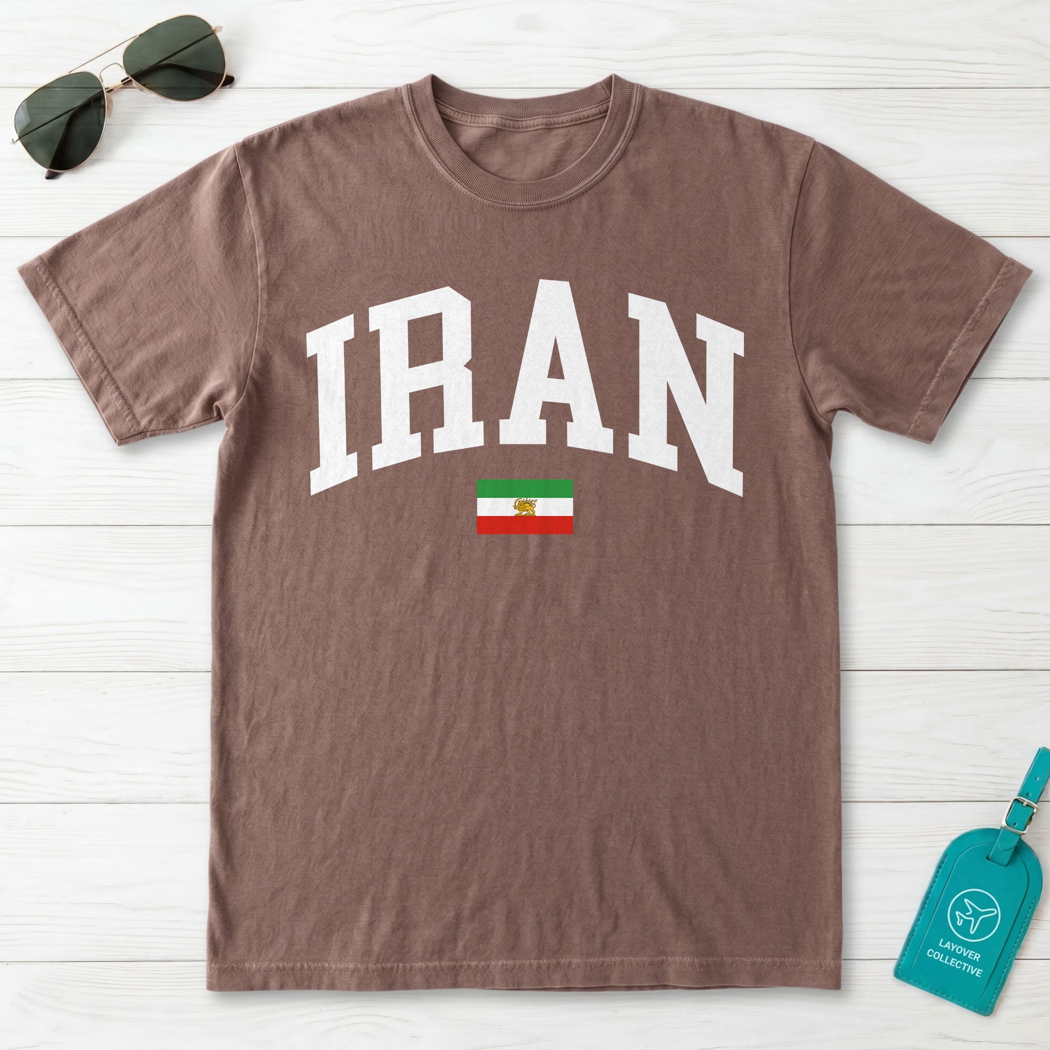 Iran Collegiate Flag T-Shirt
