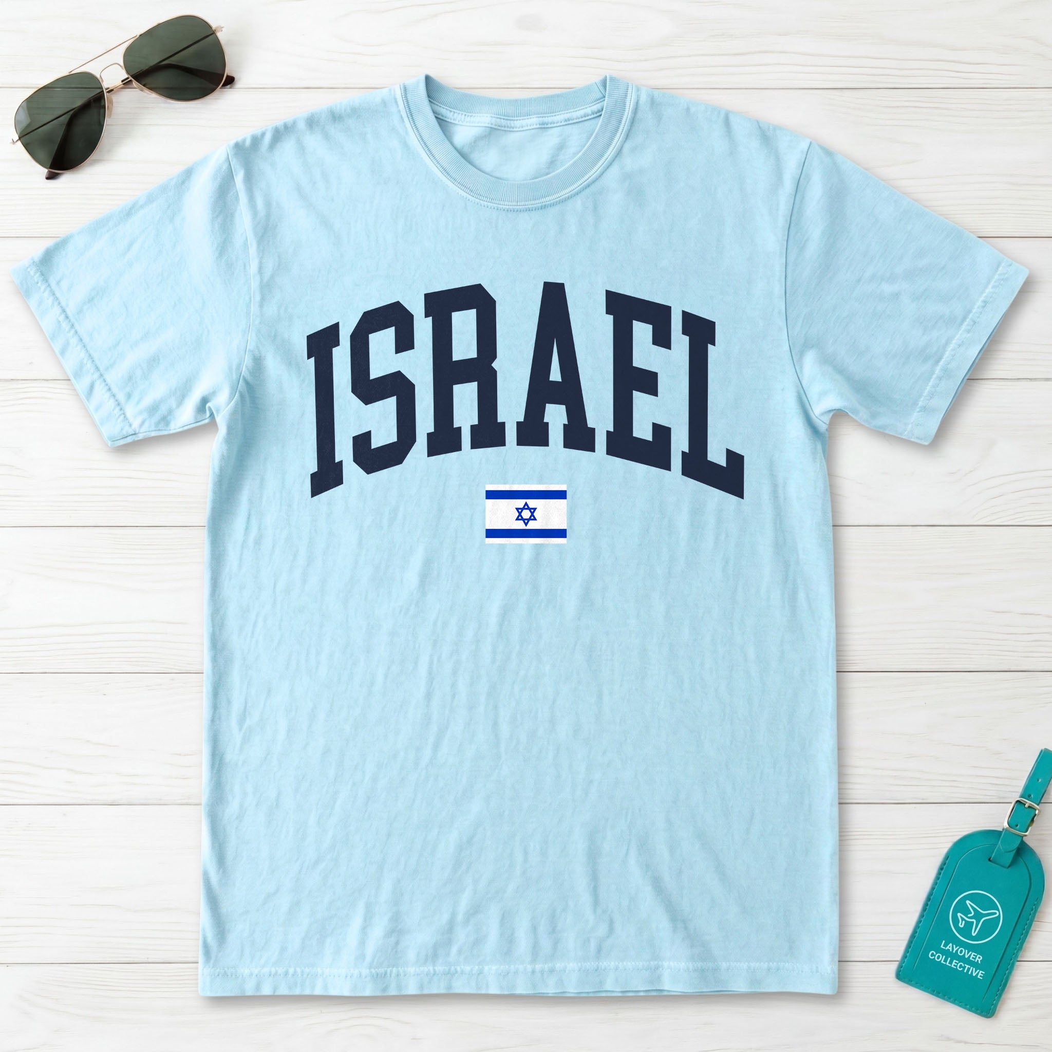 Israel Collegiate Flag T-Shirt