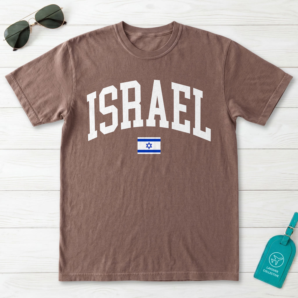 Israel Collegiate Flag T-Shirt